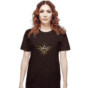 Shirts T-Shirts, Unisex / Small / Dark Chocolate True Hyrule Power