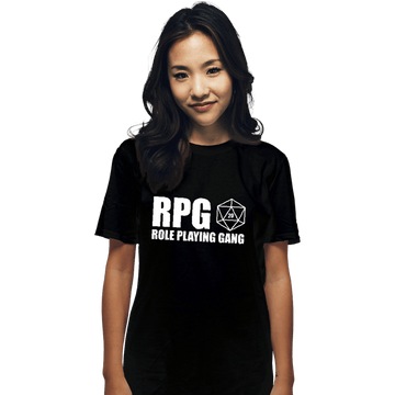 Shirts T-Shirts, Unisex / Small / Black Role Playing Gang