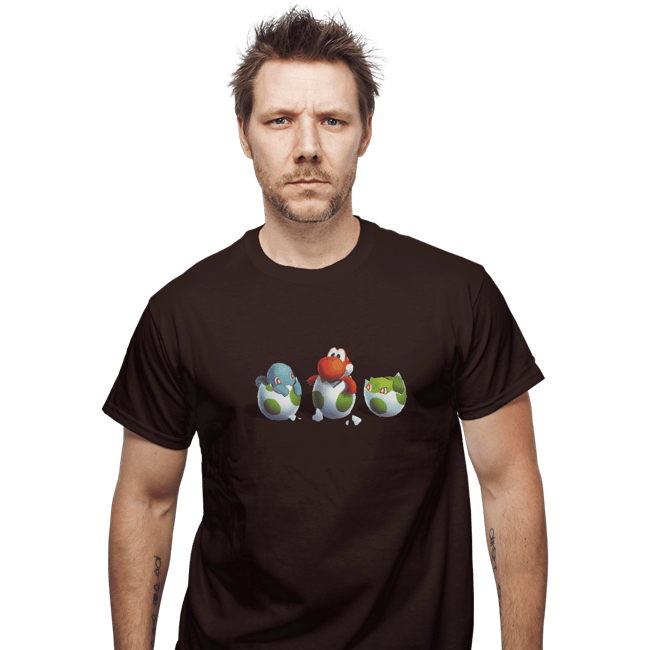 Shirts T-Shirts, Unisex / Small / Dark Chocolate Start With Yoshi