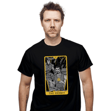 Load image into Gallery viewer, Shirts T-Shirts, Unisex / Small / Black Tarot The Iron Hermit
