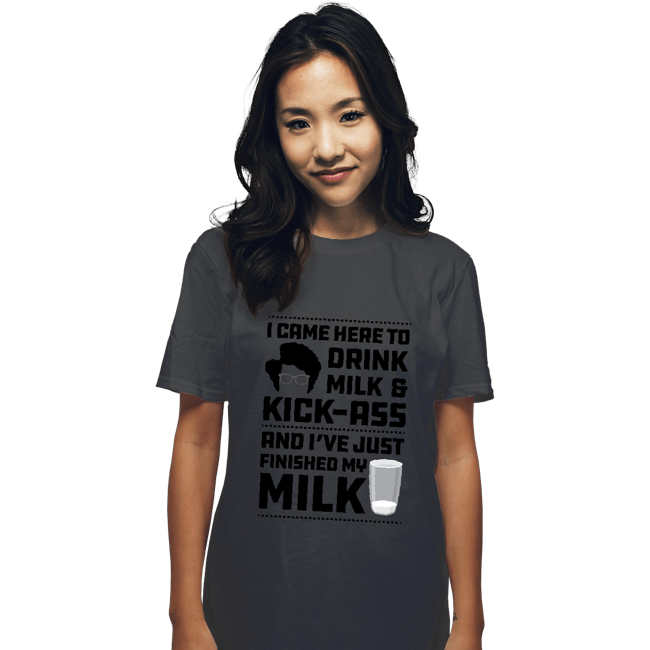 Daily_Deal_Shirts T-Shirts, Unisex / Small / Charcoal Drink Milk