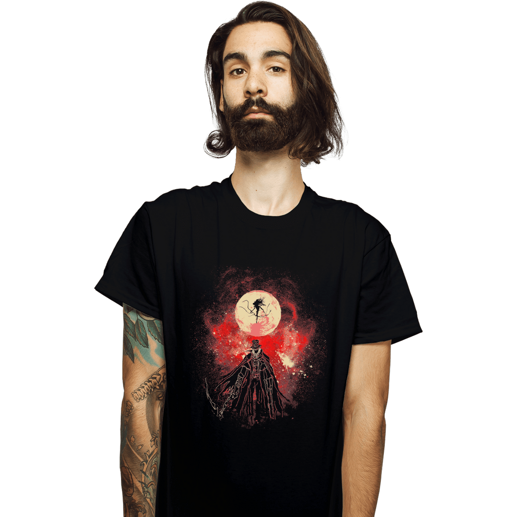 Shirts T-Shirts, Unisex / Small / Black Moon Presence Art