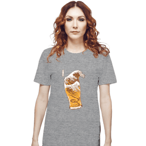Daily_Deal_Shirts T-Shirts, Unisex / Small / Sports Grey The Great Beer Wave