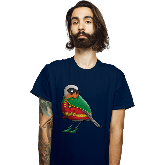 Shirts T-Shirts, Unisex / Small / Navy Bird Wonder