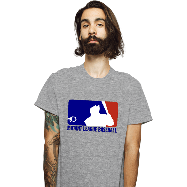Shirts T-Shirts, Unisex / Small / Sports Grey Mutant League Baseball