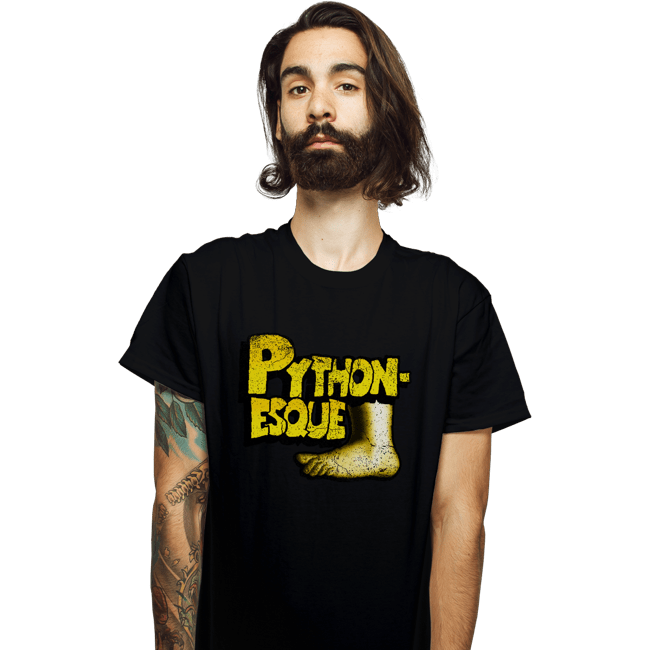 Shirts T-Shirts, Unisex / Small / Black Pythonesque