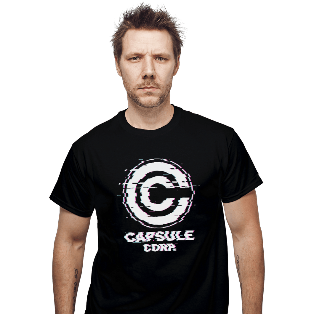 Shirts T-Shirts, Unisex / Small / Black Ddjvigo's Glitch Capsule Corp
