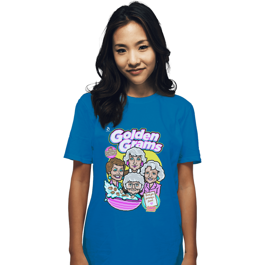 Shirts T-Shirts, Unisex / Small / Sapphire Golden Grams