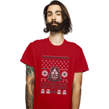 Load image into Gallery viewer, Shirts T-Shirts, Unisex / Small / Red Vader Christmas
