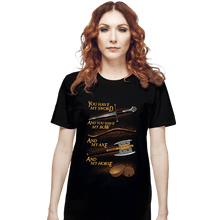 Load image into Gallery viewer, Daily_Deal_Shirts T-Shirts, Unisex / Small / Black Holy Ring
