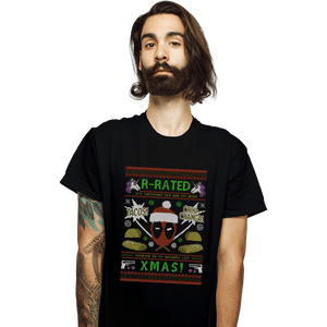 Shirts T-Shirts, Unisex / Small / Black Rated R Christmas
