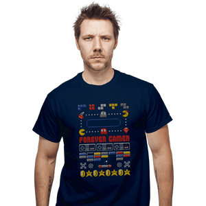 Shirts T-Shirts, Unisex / Small / Navy A Very Gamer Christmas