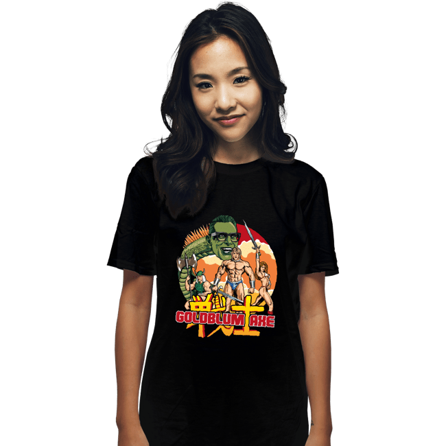 Shirts T-Shirts, Unisex / Small / Black Goldblum Axe