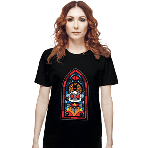 Daily_Deal_Shirts T-Shirts, Unisex / Small / Black Lamb Stained Glass