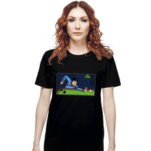 Load image into Gallery viewer, Daily_Deal_Shirts T-Shirts, Unisex / Small / Black Vulcan Snooker Player
