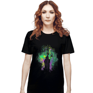 Shirts T-Shirts, Unisex / Small / Black Maleficent Art