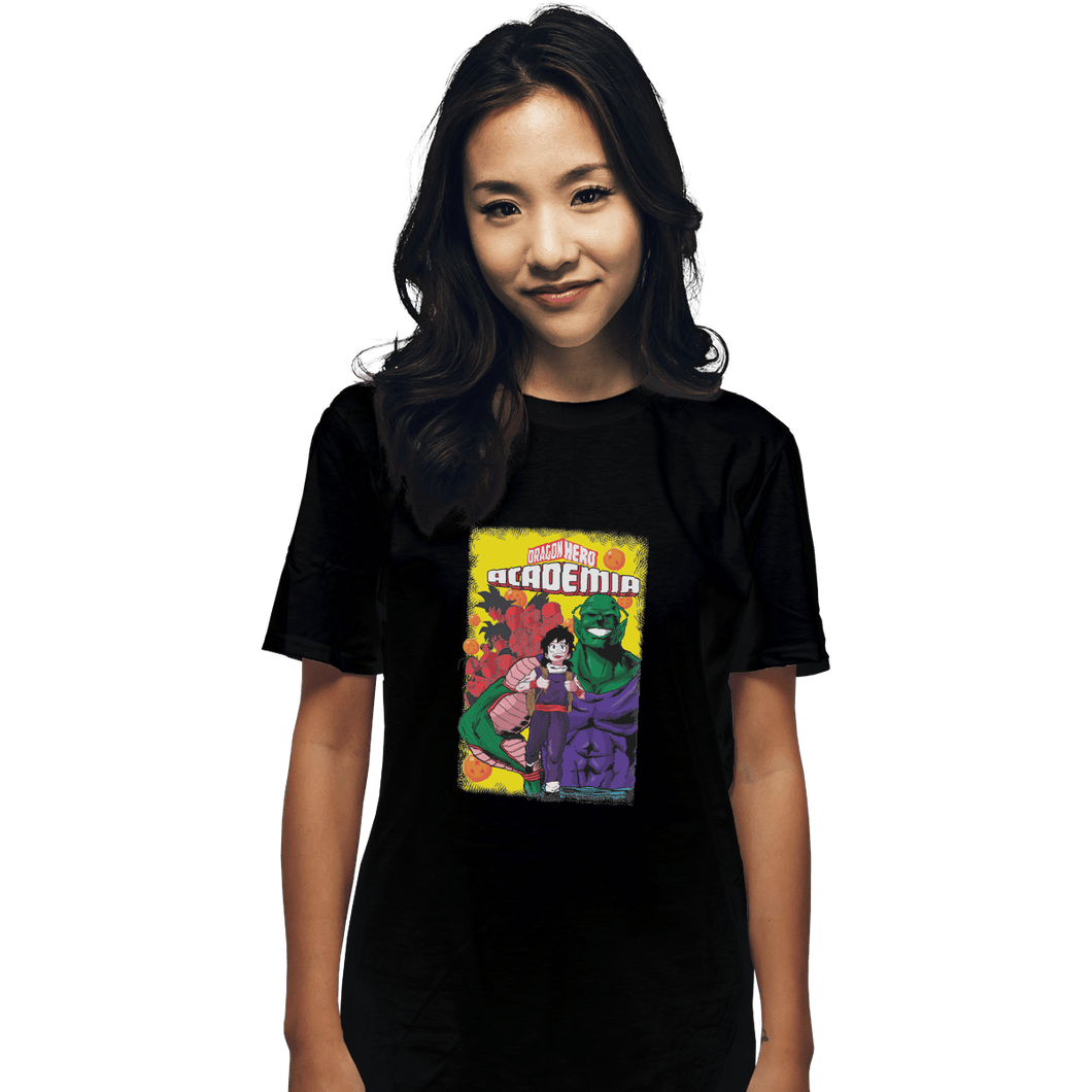 Shirts T-Shirts, Unisex / Small / Black Dragon Hero Academy