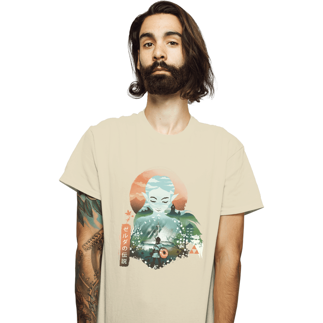 Shirts T-Shirts, Unisex / Small / Natural Ukiyo Zelda