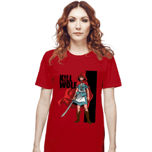 Load image into Gallery viewer, Secret_Shirts T-Shirts, Unisex / Small / Red Kill Wolf
