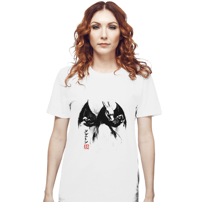 Shirts T-Shirts, Unisex / Small / White Char Ink