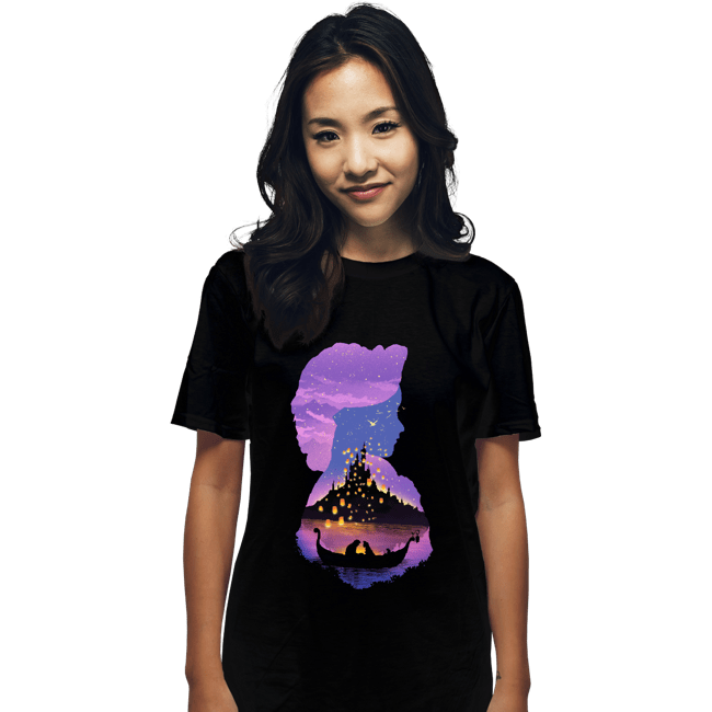 Secret_Shirts T-Shirts, Unisex / Small / Black Rapunzel Shadows