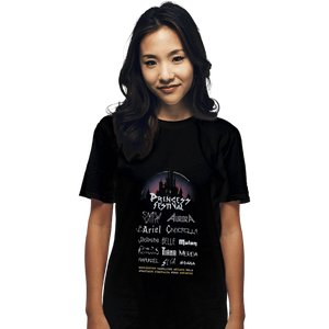 Shirts T-Shirts, Unisex / Small / Black Princess Festival