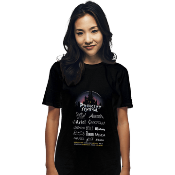 Shirts T-Shirts, Unisex / Small / Black Princess Festival