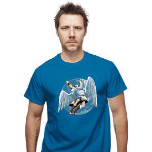 Shirts T-Shirts, Unisex / Small / Sapphire Led Icarus