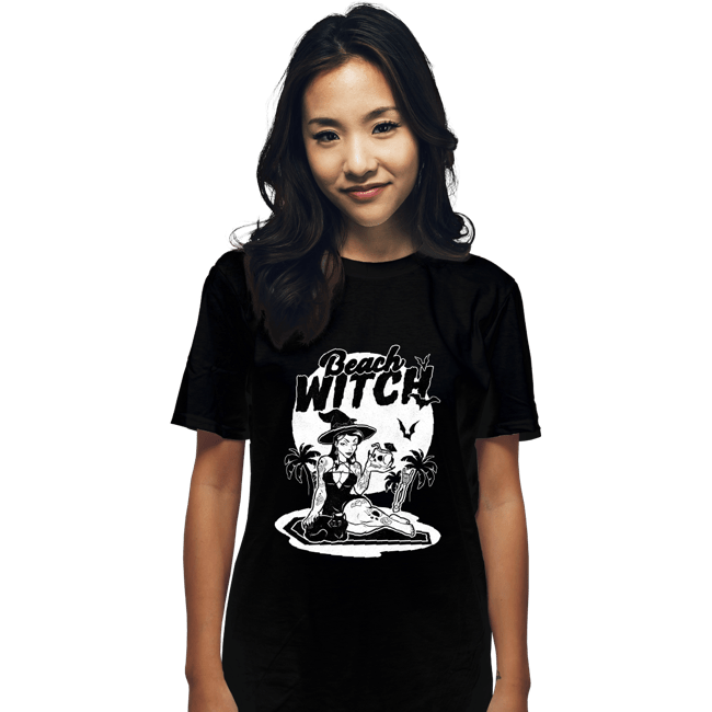 Secret_Shirts T-Shirts, Unisex / Small / Black Beach Witch