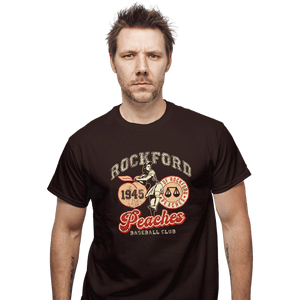 Daily_Deal_Shirts T-Shirts, Unisex / Small / Dark Chocolate Rockford Peaches