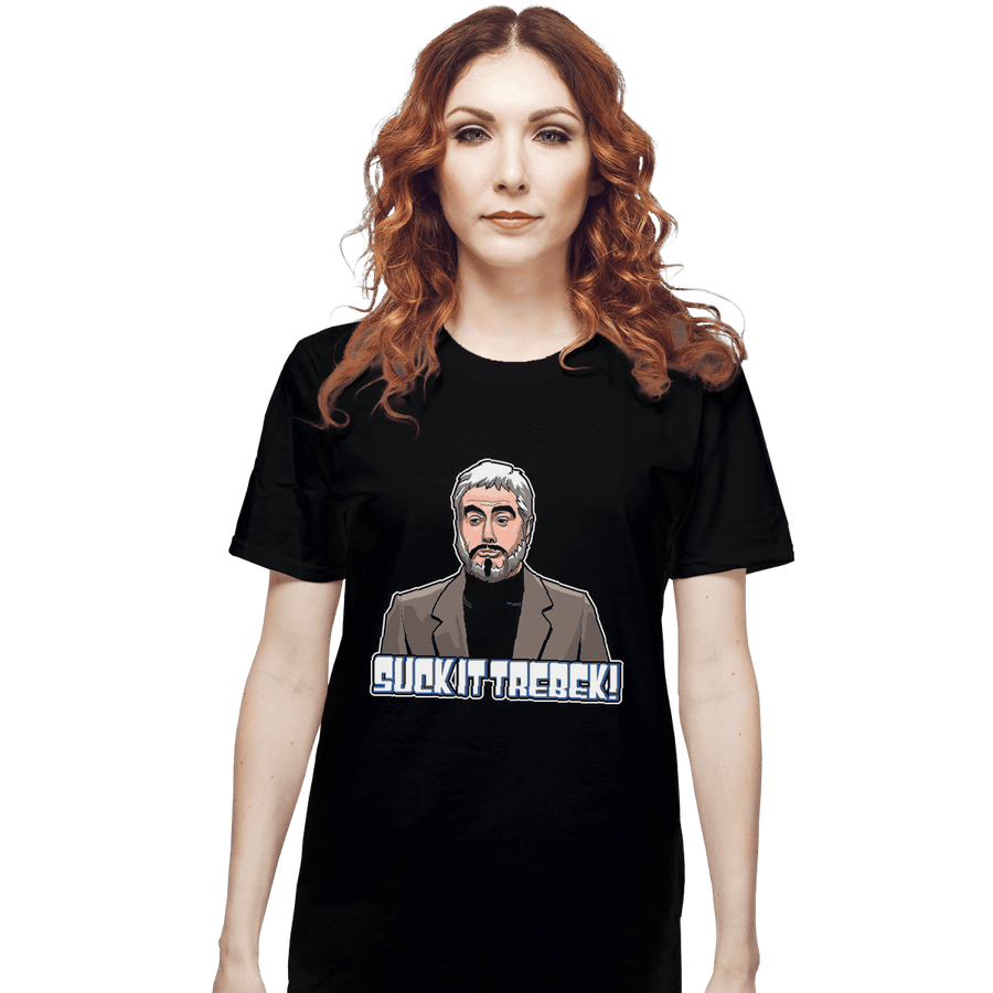 Shirts T-Shirts, Unisex / Small / Black Suck It, Trebek!