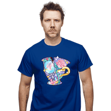 Load image into Gallery viewer, Shirts T-Shirts, Unisex / Small / Royal Blue Magical Silhouettes - Chip
