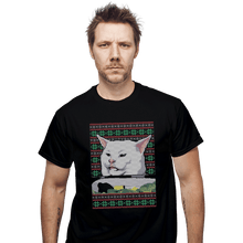 Load image into Gallery viewer, Shirts T-Shirts, Unisex / Small / Black Cat Getting Yelled At Sweater
