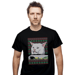 Shirts T-Shirts, Unisex / Small / Black Cat Getting Yelled At Sweater