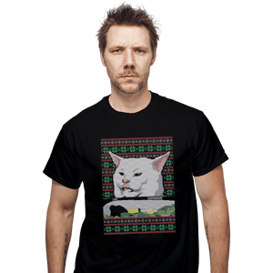 Shirts T-Shirts, Unisex / Small / Black Cat Getting Yelled At Sweater