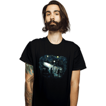 Load image into Gallery viewer, Secret_Shirts T-Shirts, Unisex / Small / Black Starry Exorcist
