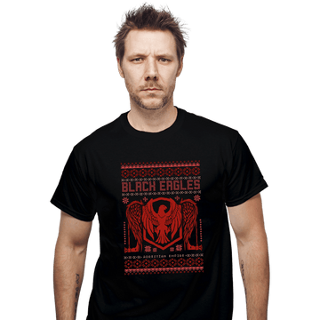 Shirts T-Shirts, Unisex / Small / Black Black Eagles Sweater