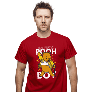 Shirts T-Shirts, Unisex / Small / Red I'm Just A Pooh Boy