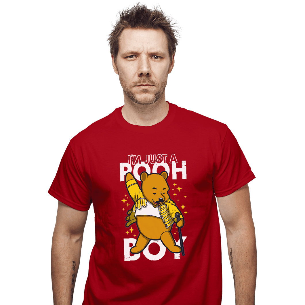 Shirts T-Shirts, Unisex / Small / Red I'm Just A Pooh Boy