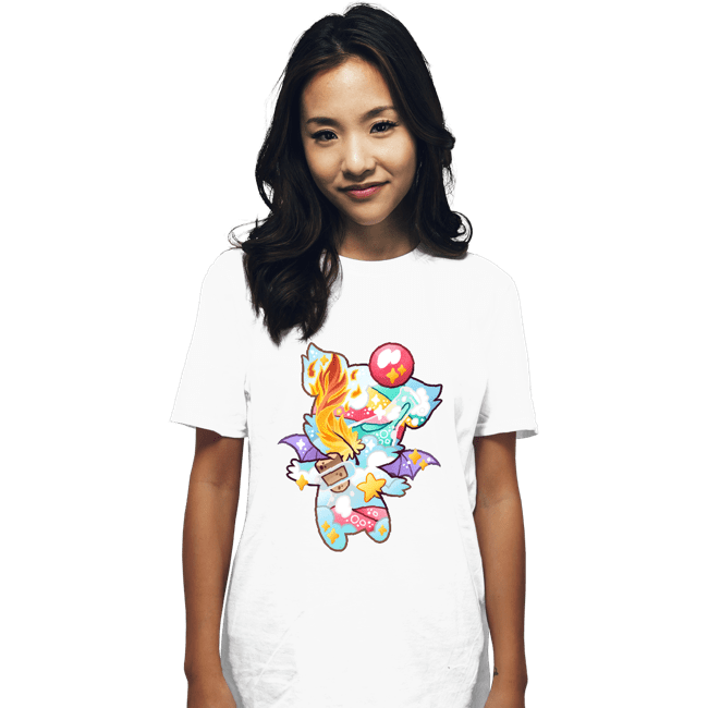 Shirts T-Shirts, Unisex / Small / White Magical Silhouettes - Moogle