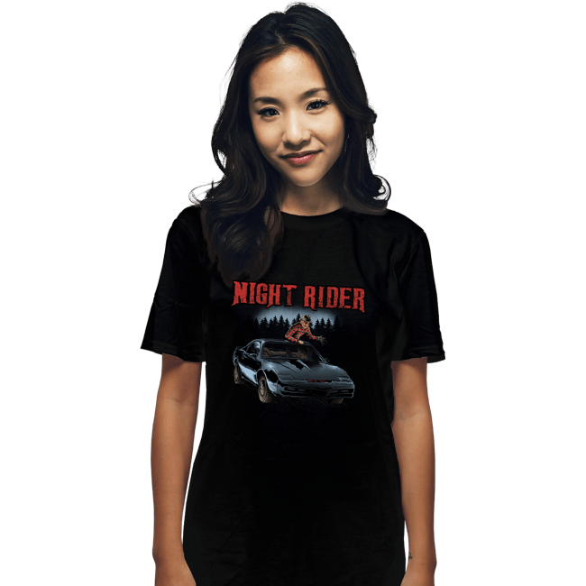 Secret_Shirts T-Shirts, Unisex / Small / Black Night Rider Tee