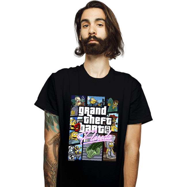 Daily_Deal_Shirts T-Shirts, Unisex / Small / Black Grand Theft Floreda