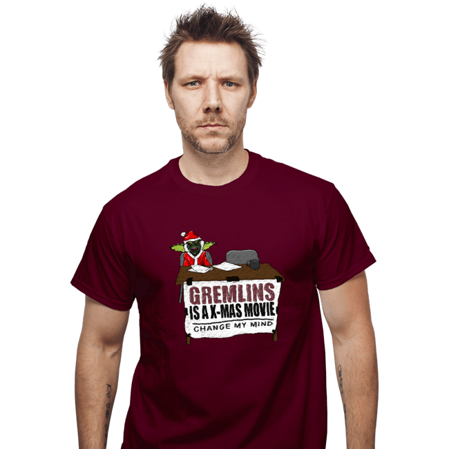 Shirts T-Shirts, Unisex / Small / Maroon Gremlins Is A Christmas Movie