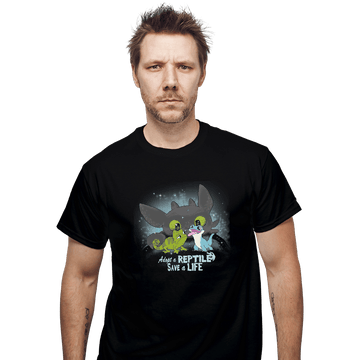 Shirts T-Shirts, Unisex / Small / Black Adopt A Reptile