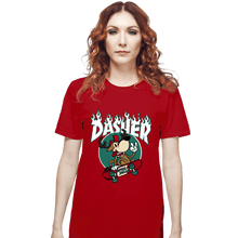Load image into Gallery viewer, Secret_Shirts T-Shirts, Unisex / Small / Red Dasher Thrasher
