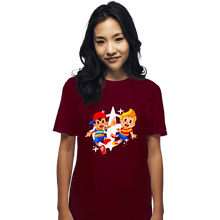 Load image into Gallery viewer, Secret_Shirts T-Shirts, Unisex / Small / Maroon Lucas &amp; Ness

