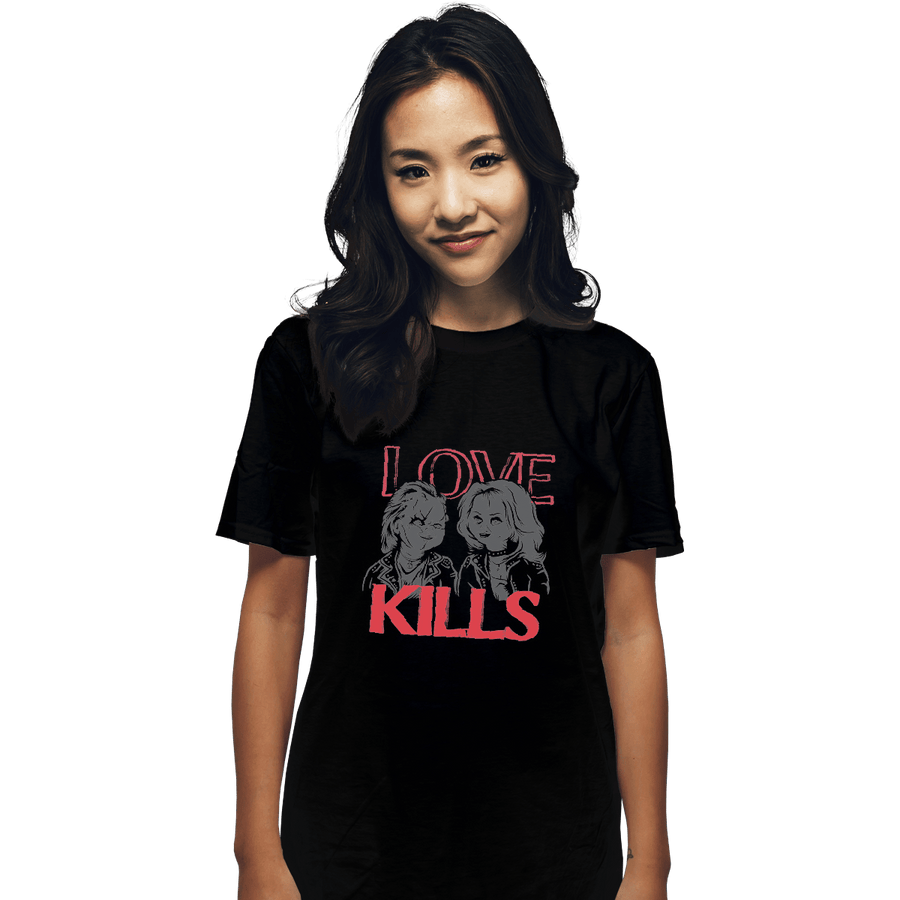 Shirts T-Shirts, Unisex / Small / Black Love Kills