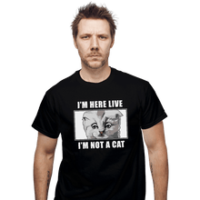 Load image into Gallery viewer, Shirts T-Shirts, Unisex / Small / Black Zoom Cat
