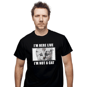 Shirts T-Shirts, Unisex / Small / Black Zoom Cat