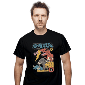 Shirts T-Shirts, Unisex / Small / Black DIno Sentai